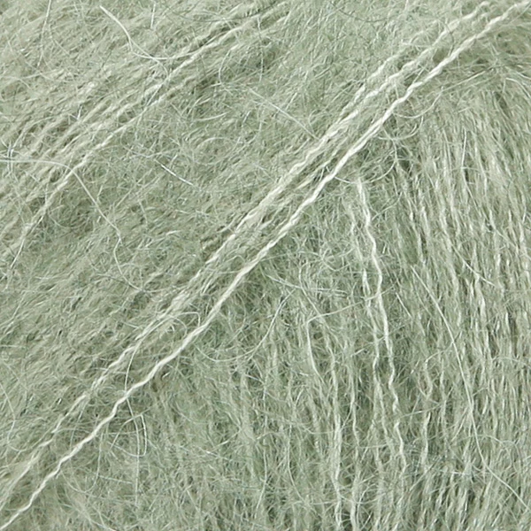 DROPS Kid-Silk 34 Salie groen
