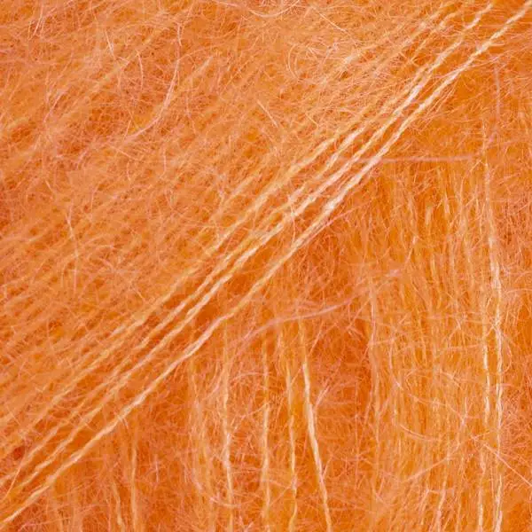 DROPS Kid-Silk 49 Elektrisch Oranje
