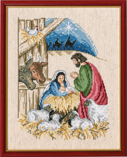 Kit de broderie Enfant Jésus R72-370 23 x 29 cm