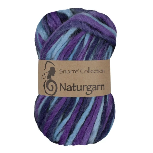 Viking Snorre Naturgarn 670 Multi paars/turkoois