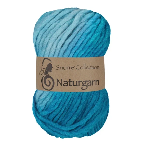 Viking Snorre Naturgarn 629 Multi turkoois