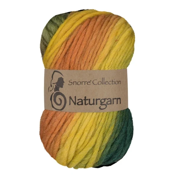 Viking Snorre Naturgarn 634 Multi groen/geel