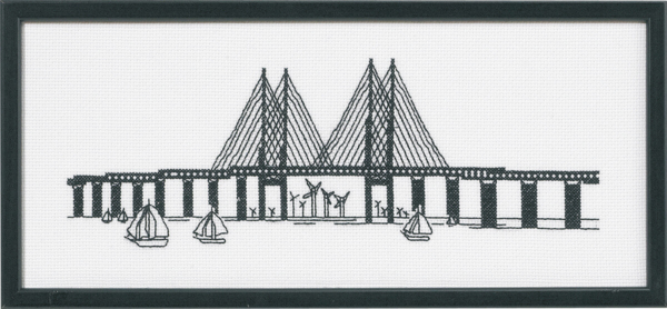 Kit de broderie Pont de l'Øresund 5496 36x15 cm