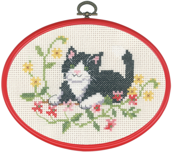 Kit de broderie Chat noir m/5959/30 13 x 18 cm
