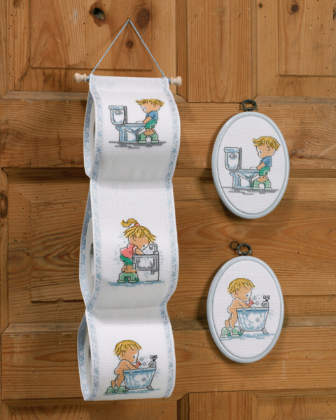 Kit de broderie Jeu dans le bain M5964/03 11 x 15 cm