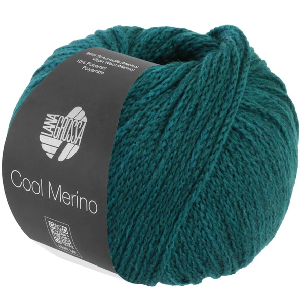Lana Grossa Cool Merino 45 Bleu pétrole