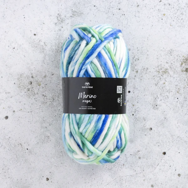 Svarta Fåret Merino Mega 04 Blauwe lagune