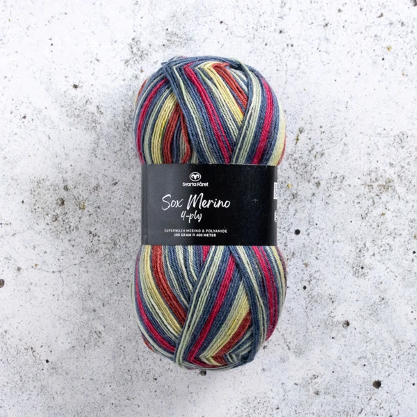 Svarta Fåret Sox Merino 4 ply 20 Ciderpers