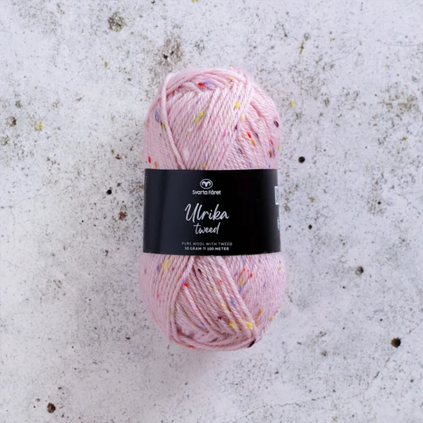 Svarta Fåret Ulrika Tweed 03 Sel rose