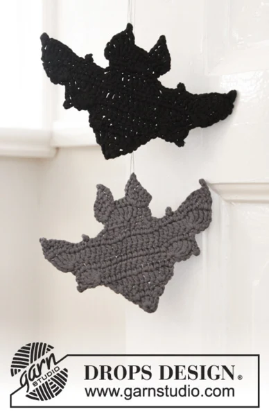 Extra 0-1391 Bat Attack! by DROPS Design — 1