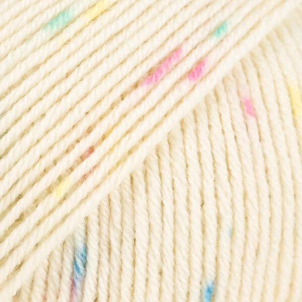 DROPS Baby Merino 106 Crème aux confettis (Print)