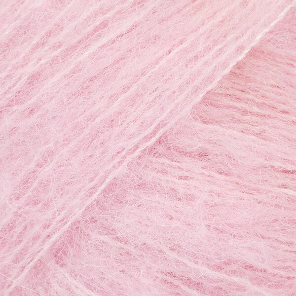 DROPS Brushed Alpaca Silk 12 Rose poudré (Uni Colour)