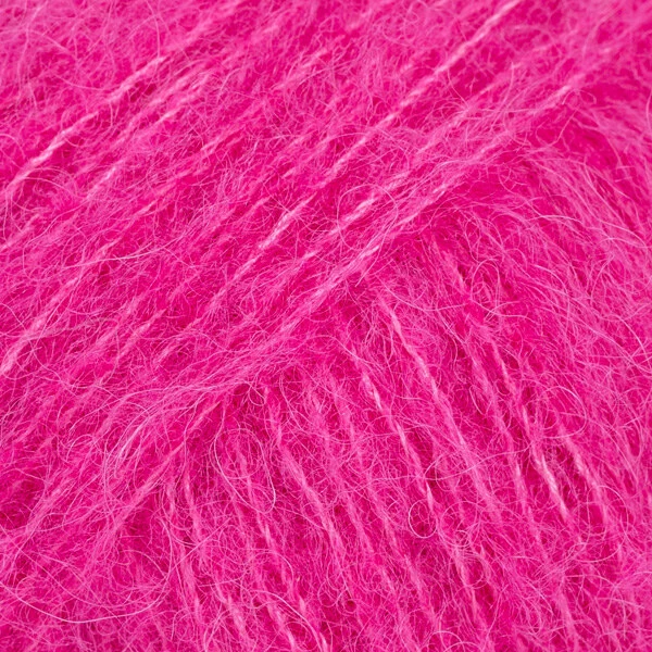 DROPS Brushed Alpaca Silk 18 Rose cerise (Uni Colour)