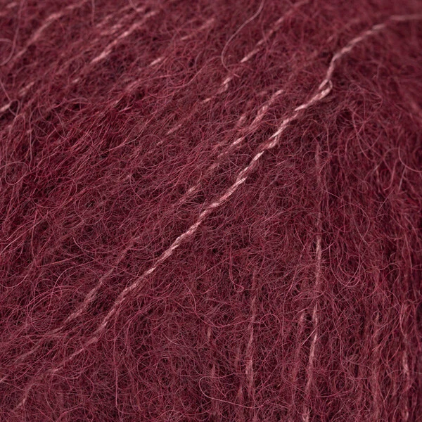 DROPS Brushed Alpaca Silk 44 Vin de prune (Uni Colour)
