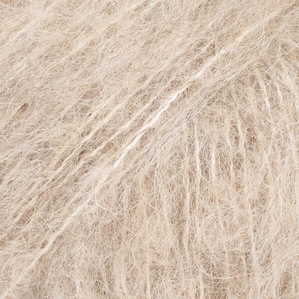 DROPS Brushed Alpaca Silk 04 Beige clair (Uni Colour)