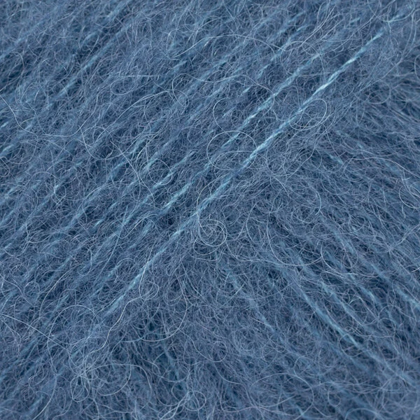 DROPS Brushed Alpaca Silk 25 Bleu acier (Uni Colour)