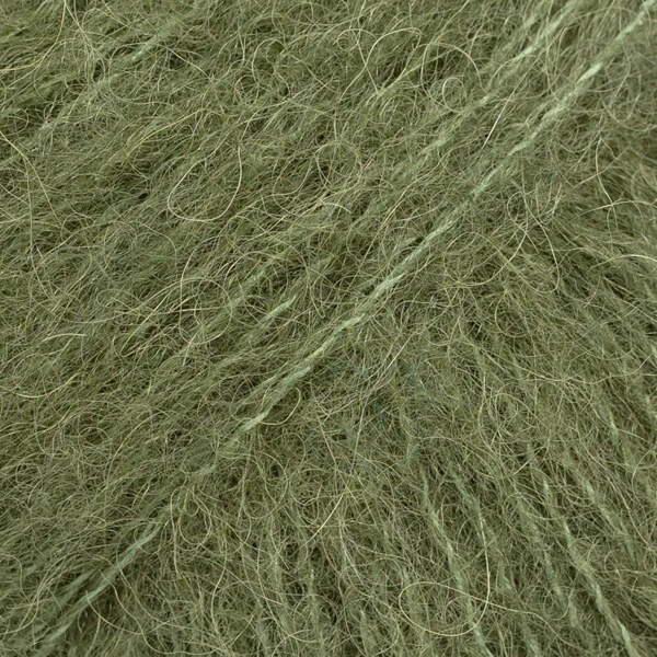 DROPS Brushed Alpaca Silk 32 Vert mousse (Uni Colour)