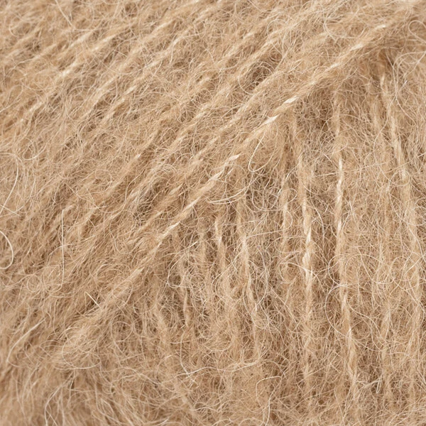 DROPS Brushed Alpaca Silk 36 Amande (Uni Colour)
