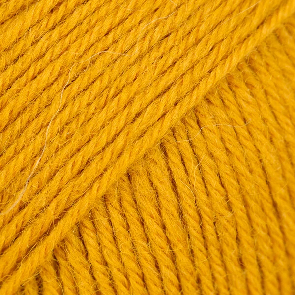 DROPS Fabel Uni Colour 111 Jaune moutarde
