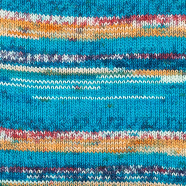 DROPS Fabel Print 162 Bleu mer
