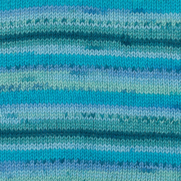 DROPS Fabel Print 340 Lagon bleu