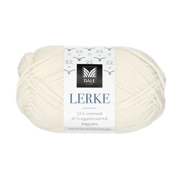 Dale LERKE 0020 Ongebleekt Wit
