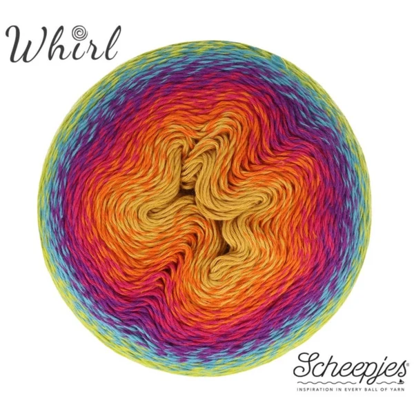 Scheepjes Whirl 792 Rainbow Popsicle