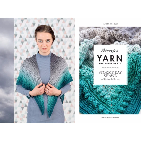 Recette : The After Party No.09 English - Stormy Day Shawl -ne peut être acheté qu'avec 1 ngl Whirl