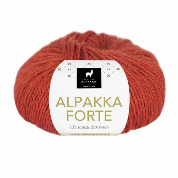Du Store Alpakka Forte 703 Warm terracotta gemêleerd