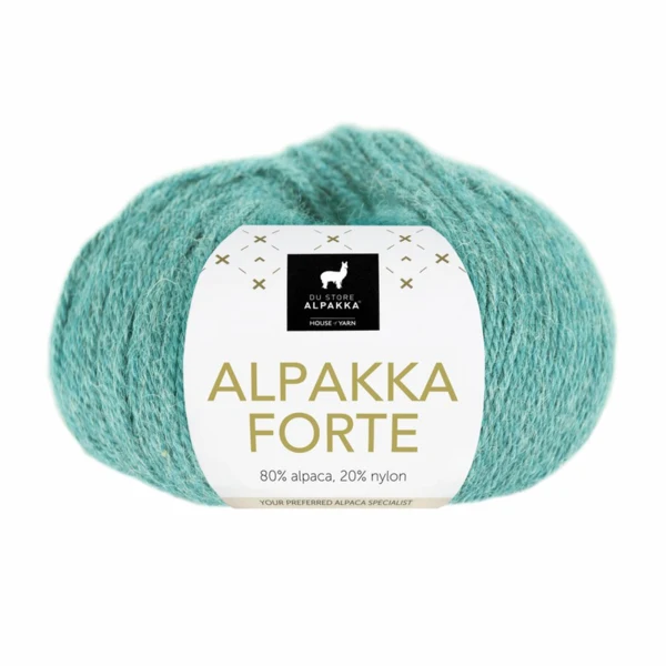Du Store Alpakka Forte 713 Licht zeegroen gemêleerd