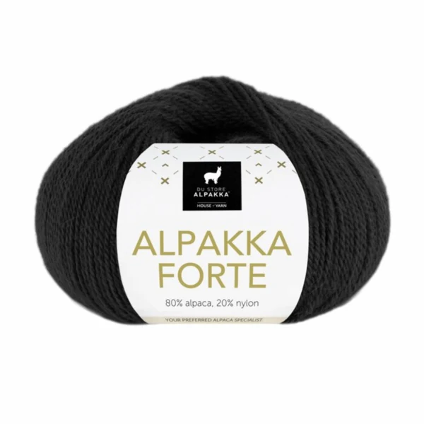 Du Store Alpakka Forte 733 Zwart