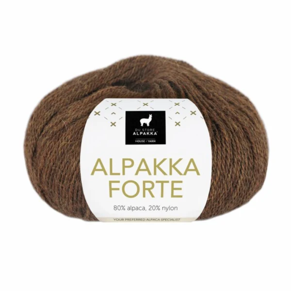 Du Store Alpakka Forte 709 Warm bruin gemêleerd