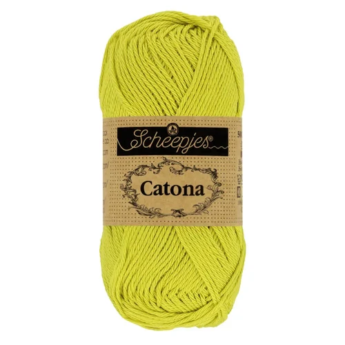 Scheepjes Catona 245 Green Yellow