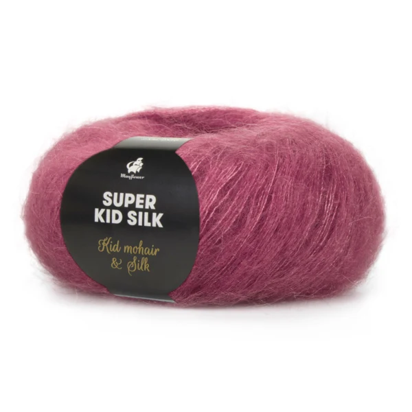 Mayflower Super Kid Silk 16 Rose foncé