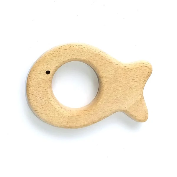 LindeHobby Houten Ring, Figuur (11 verschillende) Vis