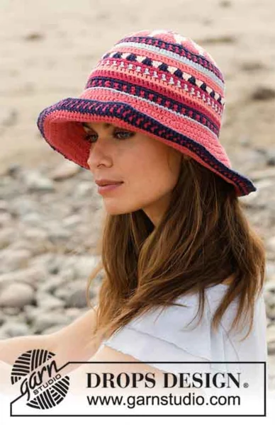 Chapeau 190-19 Bazaar par DROPS Design