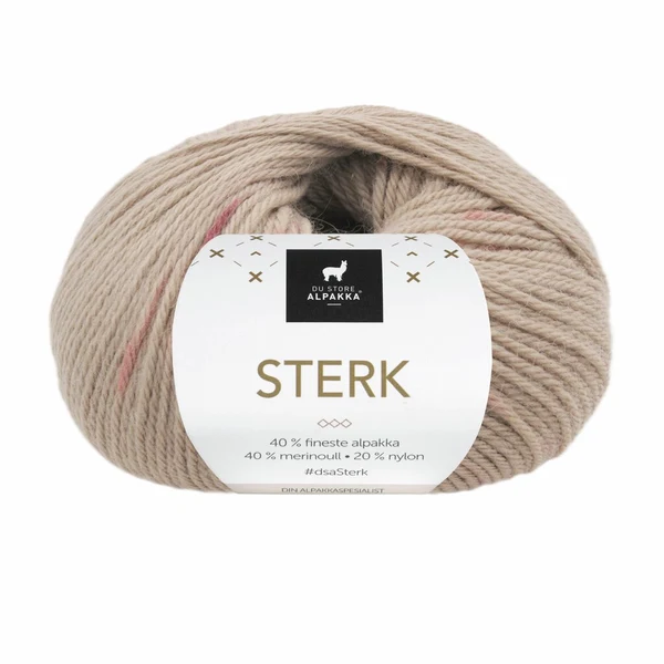 Du Store Alpakka Sterk 924 Sable/rose
