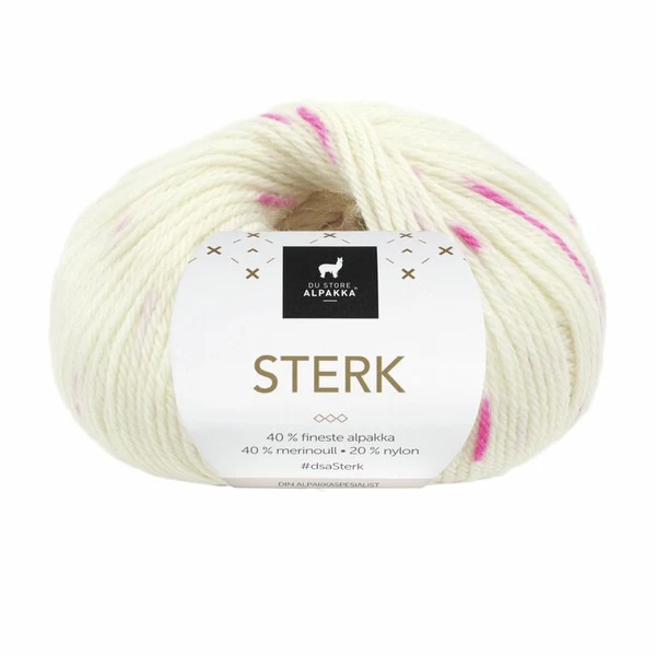 Du Store Alpakka Sterk 923 Naturel/rose