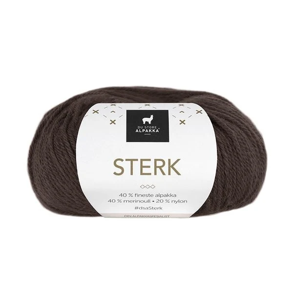 Du Store Alpakka Sterk 810 Brun foncé