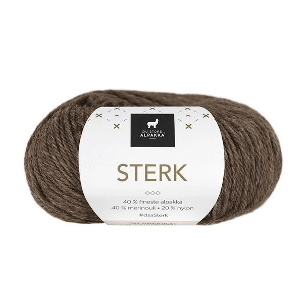 Du Store Alpakka Sterk 824 Brun moyen