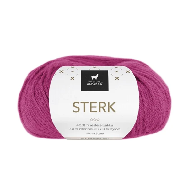 Du Store Alpakka Sterk 825 Rose foncé