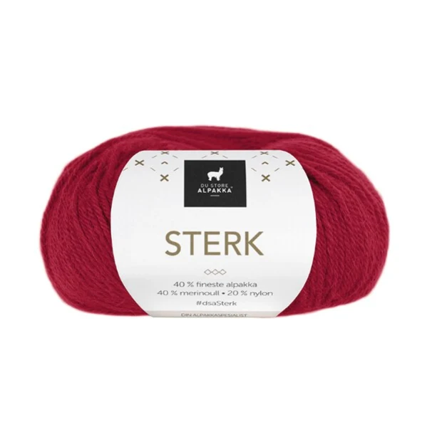 Du Store Alpakka Sterk 828 Rouge