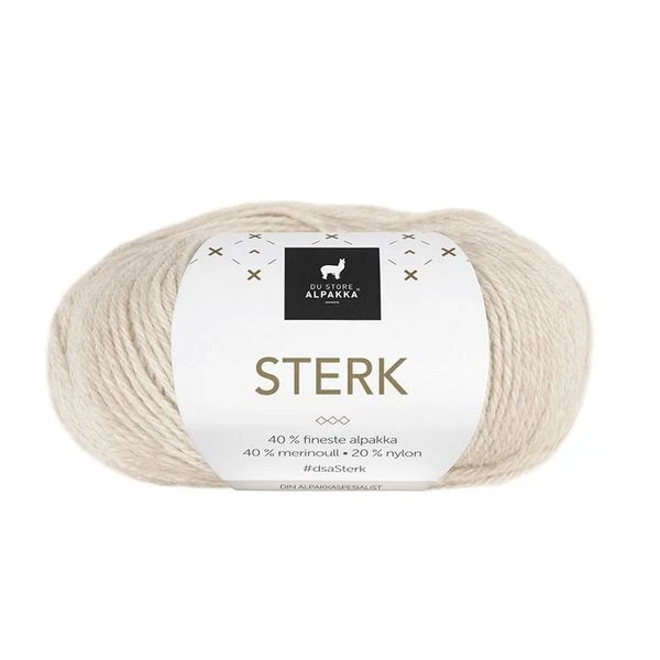 Du Store Alpakka Sterk 845 Beige clair chiné
