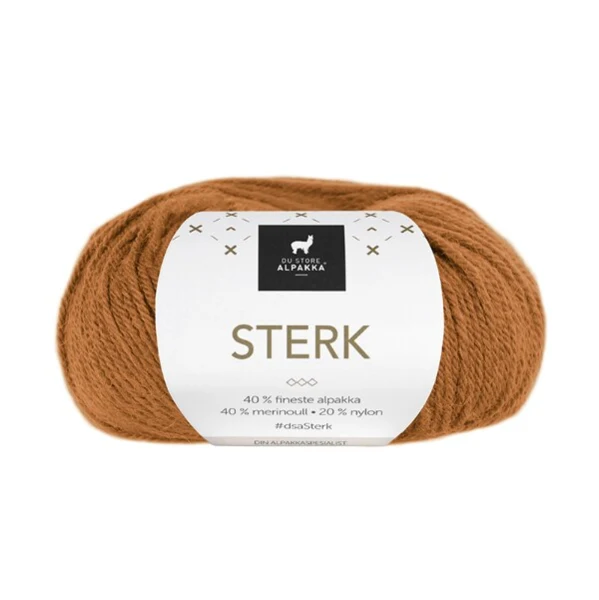 Du Store Alpakka Sterk 858 Jaune safran