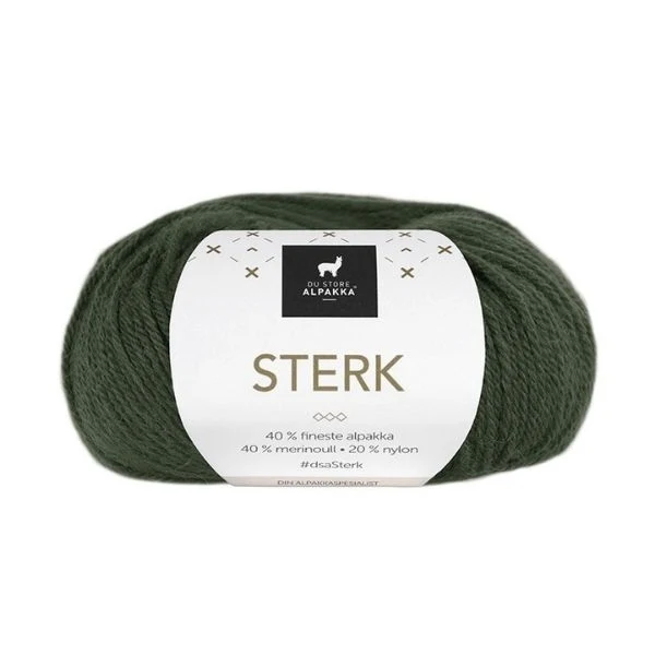 Du Store Alpakka Sterk 860 Vert bouteille