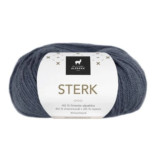 Du Store Alpakka Sterk 861 Gris-bleu foncé