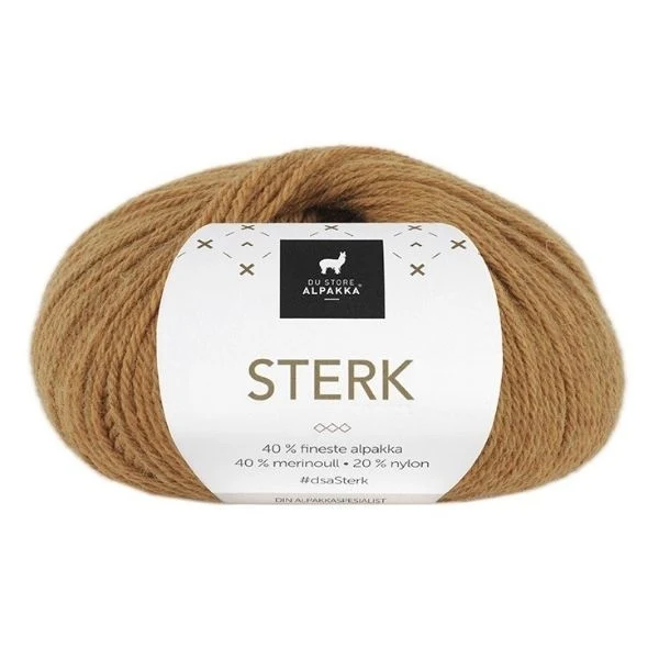 Du Store Alpakka Sterk 877 Jaune chiné