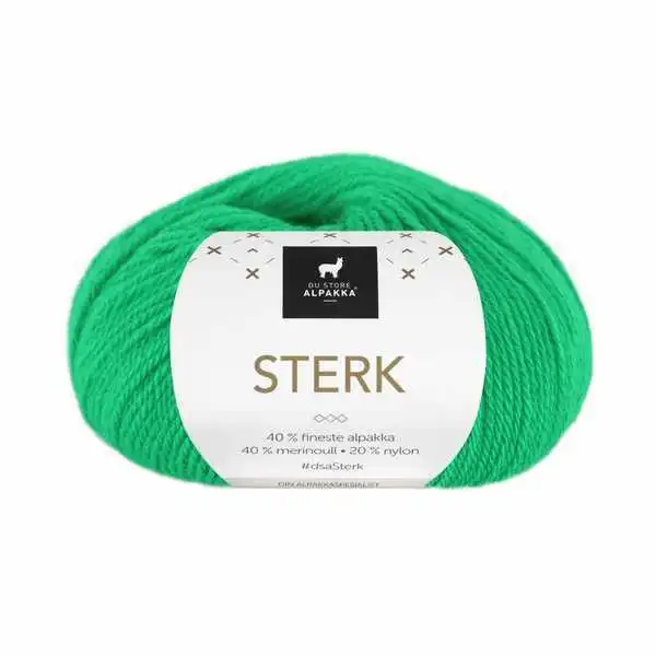 Du Store Alpakka Sterk 903 Vert vif