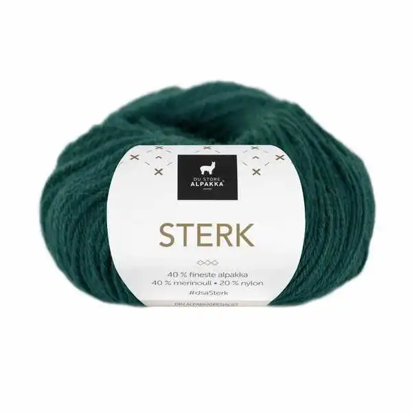 Du Store Alpakka Sterk 906 Vert sapin