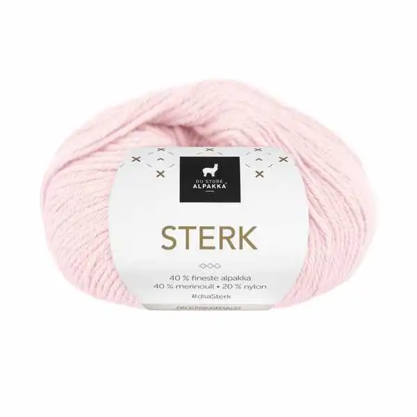 Du Store Alpakka Sterk 910 Rose clair